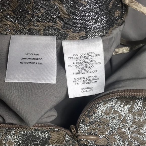 JONES New York Silver Metallic Pencil Skirt - Picture 12 of 12